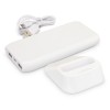 10k Wireless Charging Stations Power Bank White